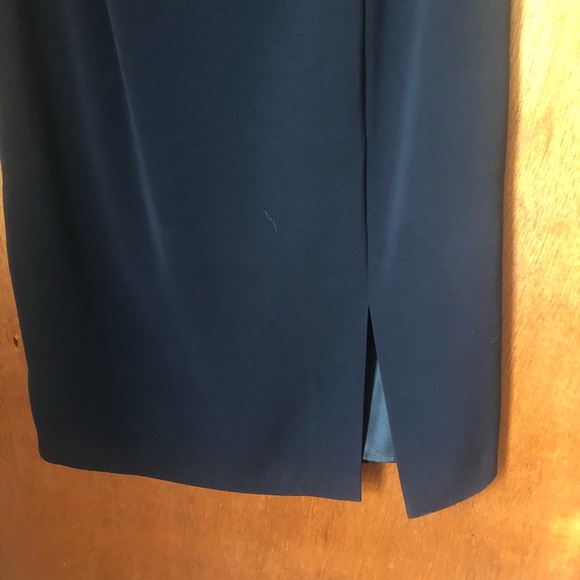 Vera Mont (France) Holiday Black Dress Cocktail, Business Formal Dress Vtg Sz 10 - Picture 4 of 8